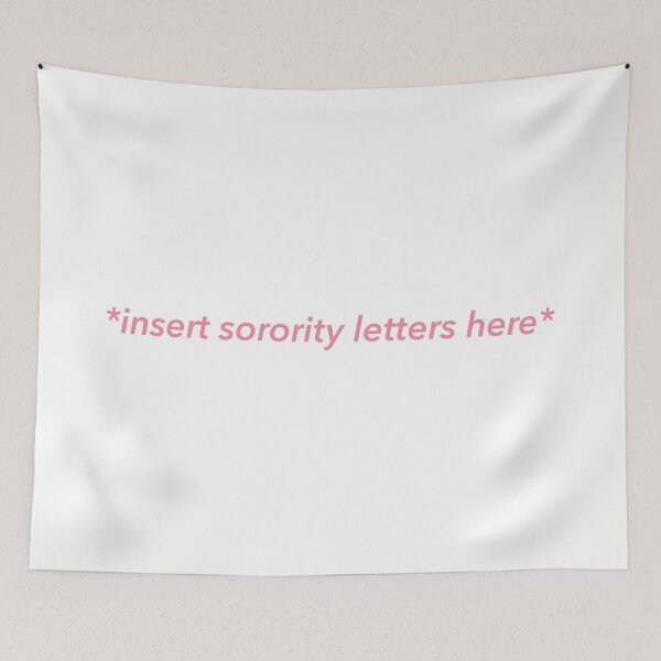 Item preview, insert sorority letters here - PINK  designed and sold by rracheell.
