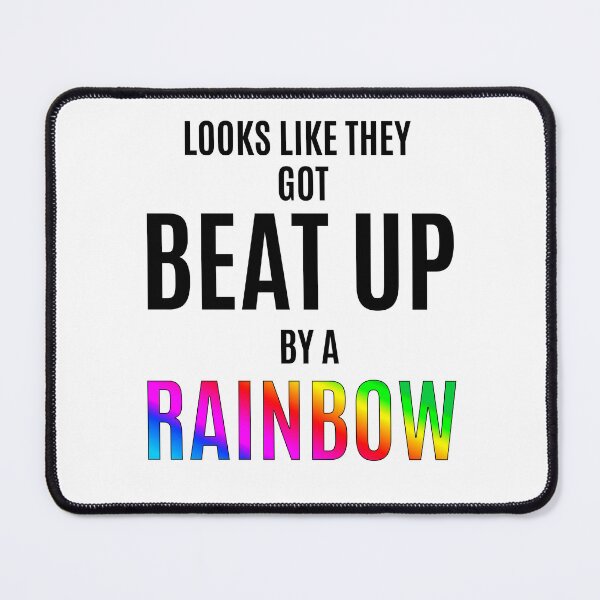Item preview, Trolls-Inspired "Beat Up By A Rainbow" designed and sold by mulberrydragon.