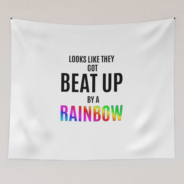 Item preview, Trolls-Inspired "Beat Up By A Rainbow" designed and sold by mulberrydragon.