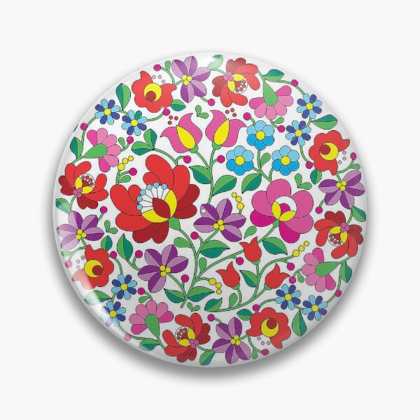 Item preview, Hungarian folk art pattern from Kalocsa designed and sold by lerta.