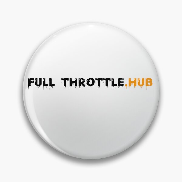 Item preview, Full Throttle.HUB Sticker for cars designed and sold by MTmix.