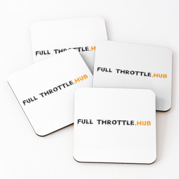Item preview, Full Throttle.HUB Sticker for cars designed and sold by MTmix.