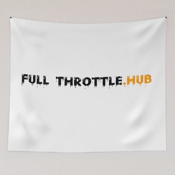 Item preview, Full Throttle.HUB Sticker for cars designed and sold by MTmix.