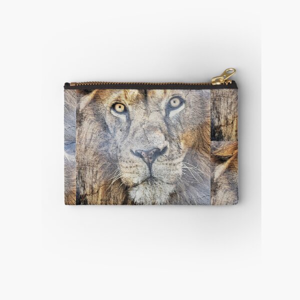 Item preview, Asiatic Lion at the Chicago Zoo with Stain Effect designed and sold by DesignMore21.