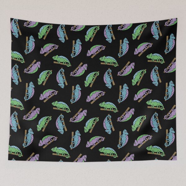 Item preview, Chameleon Pattern Green Blue Purple designed and sold by Milizabeth.