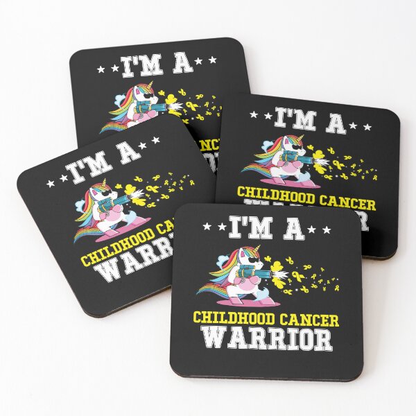 Item preview, Funny Unicorn I'm A Childhood Cancer Warrior designed and sold by heppenp.
