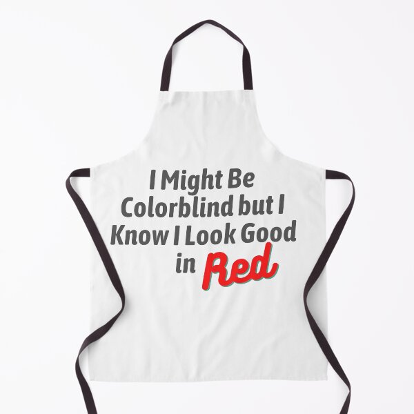 Item preview, I Might Be Colorblind but I Know I Look Good in Red essential t-shirt designed and sold by Magicalair.