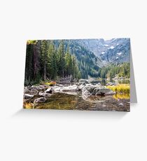 Dream Lake Greeting Card