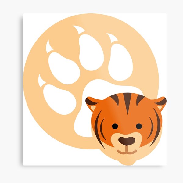 Tiger Paw Metal Prints for Sale | Redbubble Tiger Paw Metal Prints for Sale | Redbubble