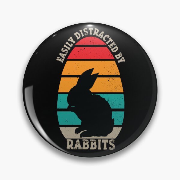 Item preview,  Funny easily distracted by rabbits easter gift, Happy Easter Spring Holiday designed and sold by ourpretty.