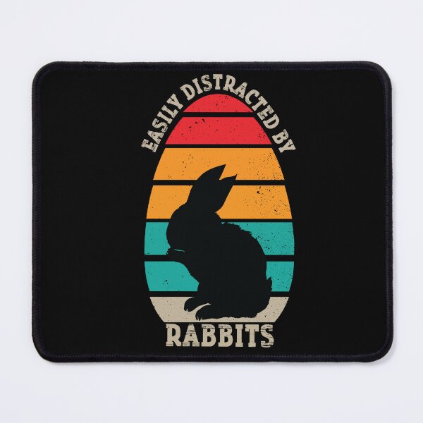Item preview,  Funny easily distracted by rabbits easter gift, Happy Easter Spring Holiday designed and sold by ourpretty.