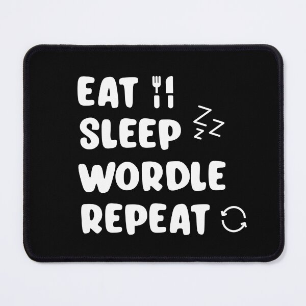 Item preview, EAT SLEEP WORDLE REPEAT  designed and sold by KA-shirts.