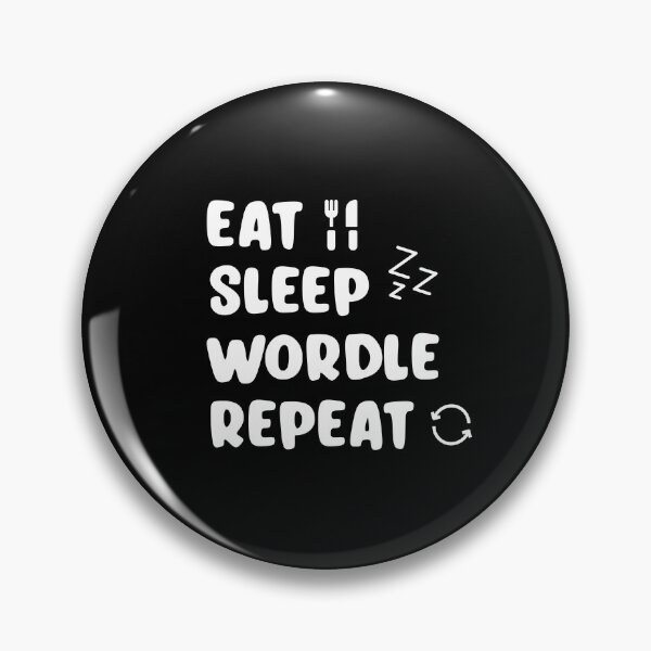 Item preview, EAT SLEEP WORDLE REPEAT  designed and sold by KA-shirts.