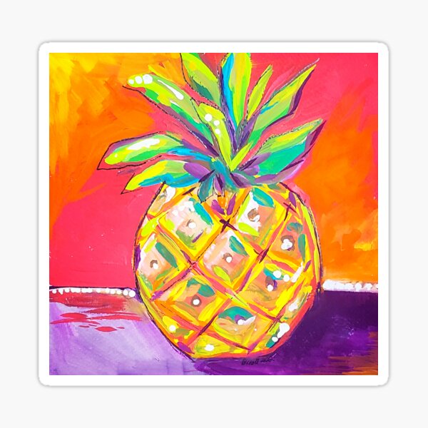 Pineapple Zing Sticker