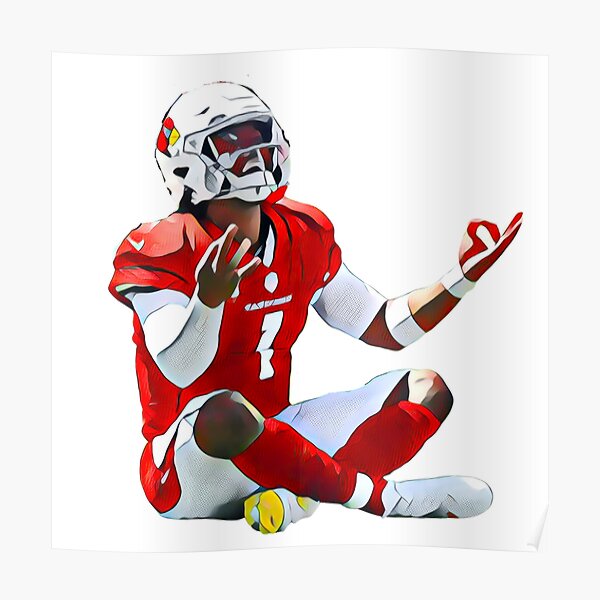 Budda Baker Football Paper Poster Cardinals 3 Long Sleeve T-Shirt