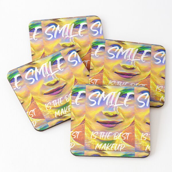 Item preview, Smile is the best make up with white wording designed and sold by Bekindtome.