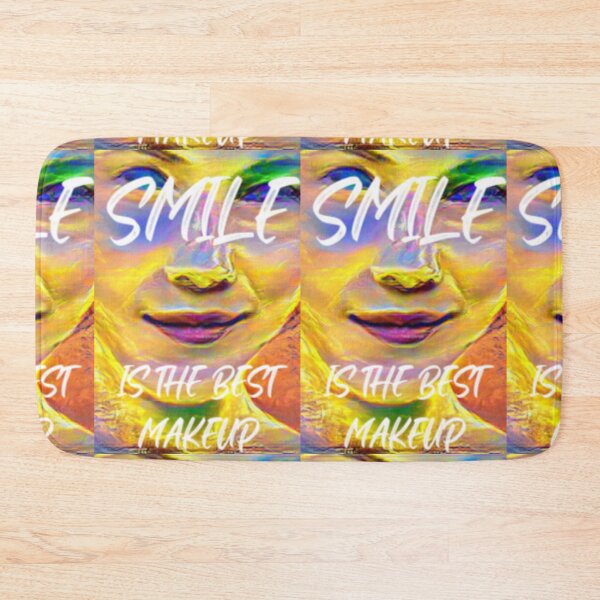 Item preview, Smile is the best make up with white wording designed and sold by Bekindtome.