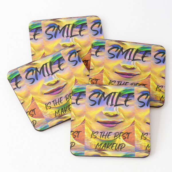 Item preview, Smile is the best make up with black wording designed and sold by Bekindtome.