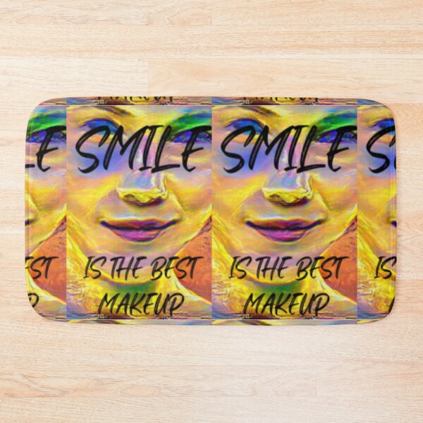 Item preview, Smile is the best make up with black wording designed and sold by Bekindtome.