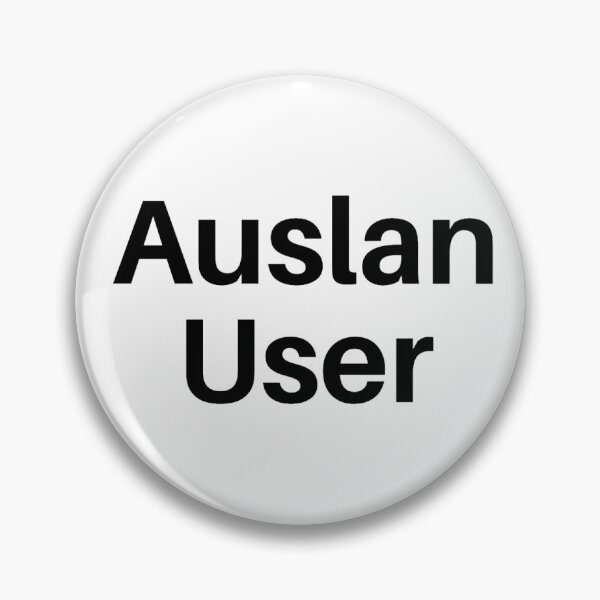 Item preview, Auslan User Pin (font 2) designed and sold by lucywilmore.