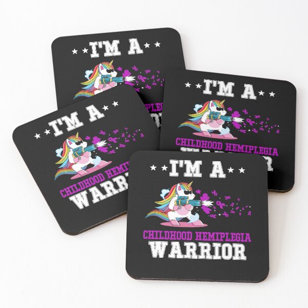 Item preview, Funny Unicorn I'm A Childhood Hemiplegia Warrior designed and sold by heppenp.
