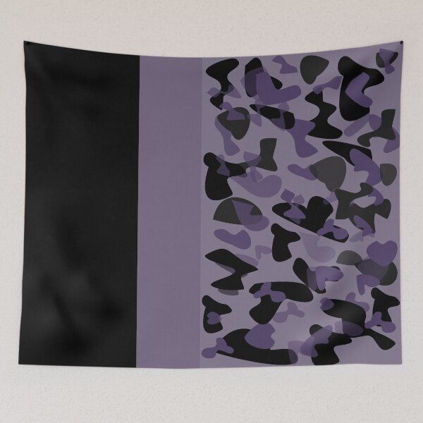 Item preview, Abstract Black Purple designed and sold by Ashlison.