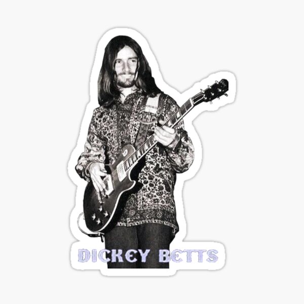 “Dickey Betts” Sticker by Guitar-Godz | Redbubble