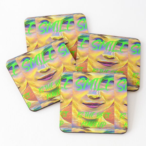 Item preview, Smile is the best make up with green wording designed and sold by Bekindtome.