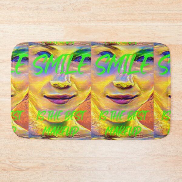 Item preview, Smile is the best make up with green wording designed and sold by Bekindtome.