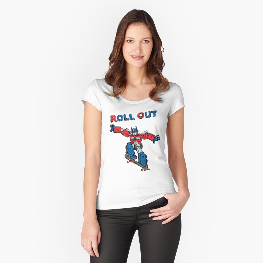Item preview, Fitted Scoop T-Shirt designed and sold by leifleif.