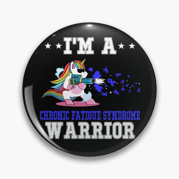 Item preview, Funny Unicorn I'm A Chronic Fatigue Syndrome Warrior designed and sold by heppenp.