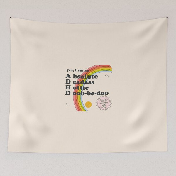 Item preview, ADHD absolute deadass hottie  designed and sold by whatmabeldid.