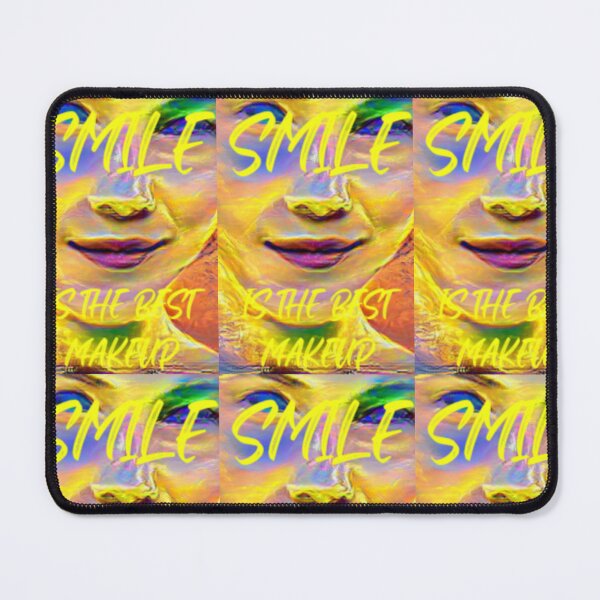 Item preview, Smile is the best make up with yellow wording designed and sold by Bekindtome.