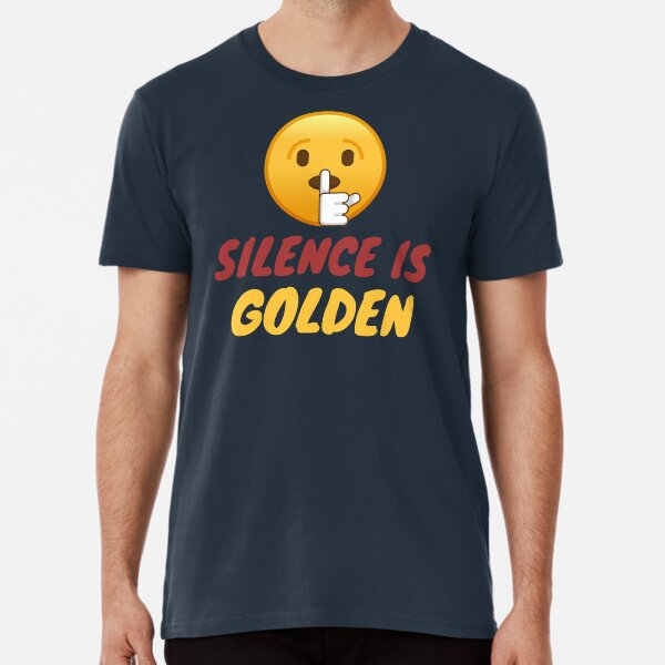 Item preview, Silence is golden designed and sold by Giographix.