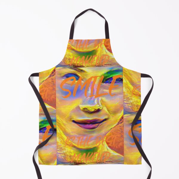 Item preview, Smile is the best make up with orange wording designed and sold by Bekindtome.