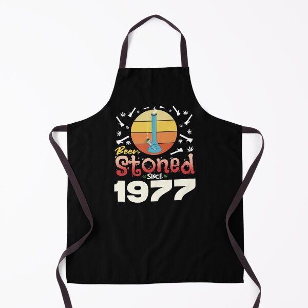 Item preview, Been stoned since 1977 (Orange retro vintage sunset with bong) designed and sold by YomeHayin.