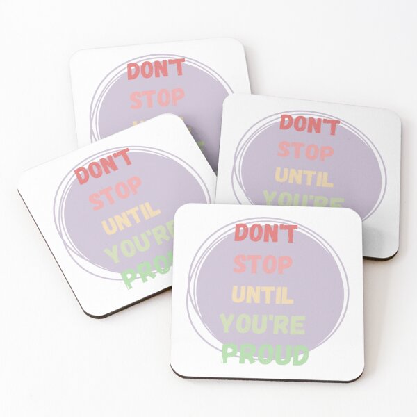 Item preview, Dont stopuntil you are proud,  inspirational life quote ( color palette, color palate designed and sold by Sanaura.