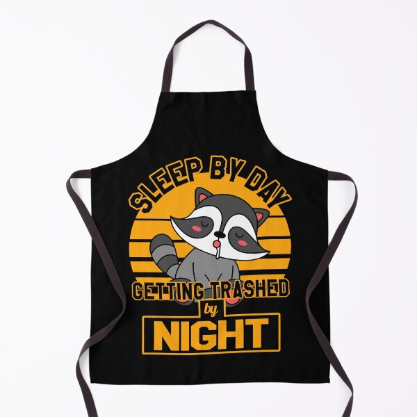 Item preview, Sleep by day getting trashed by night, little raccoon buddy designed and sold by VictorL Designs.