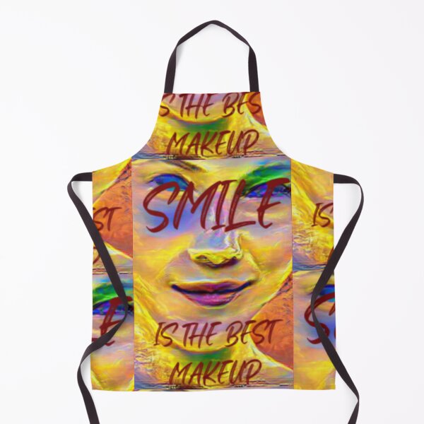 Item preview, Smile is the best make up with dark red wording designed and sold by Bekindtome.