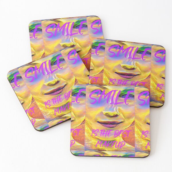 Item preview, Smile is the best make up with purple wording designed and sold by Bekindtome.