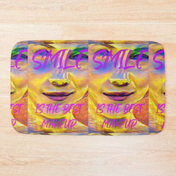 Item preview, Smile is the best make up with purple wording designed and sold by Bekindtome.