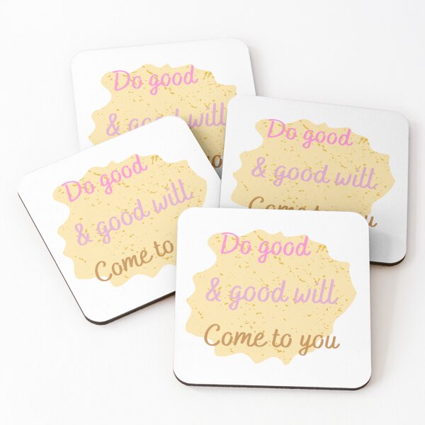 Item preview, Do good and good will come to you,  inspirational life quote ( colour palate,color palette) designed and sold by Sanaura.
