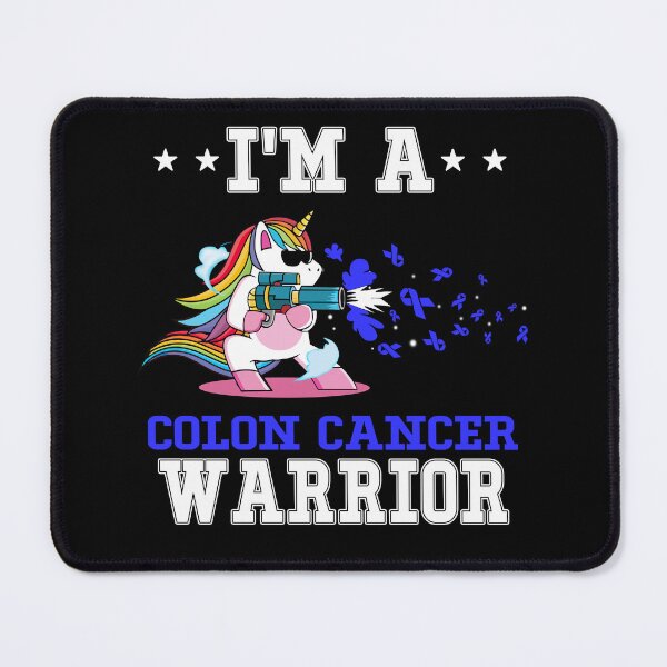 Item preview, Funny Unicorn I'm A Colon Cancer Warrior designed and sold by heppenp.