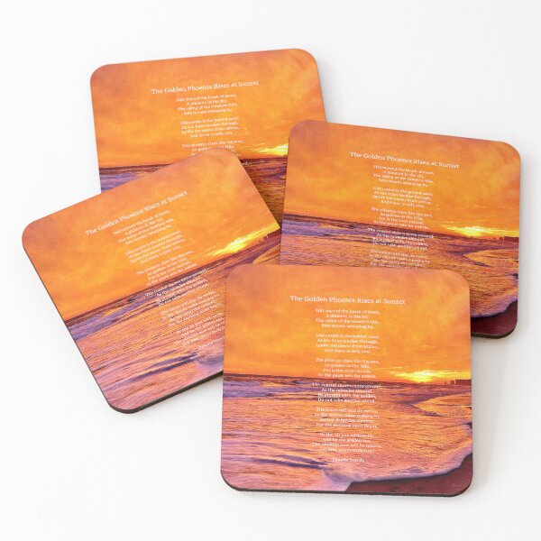 Item preview, The Golden Phoenix Rises at Sunset Poem designed and sold by Pamela Storch.