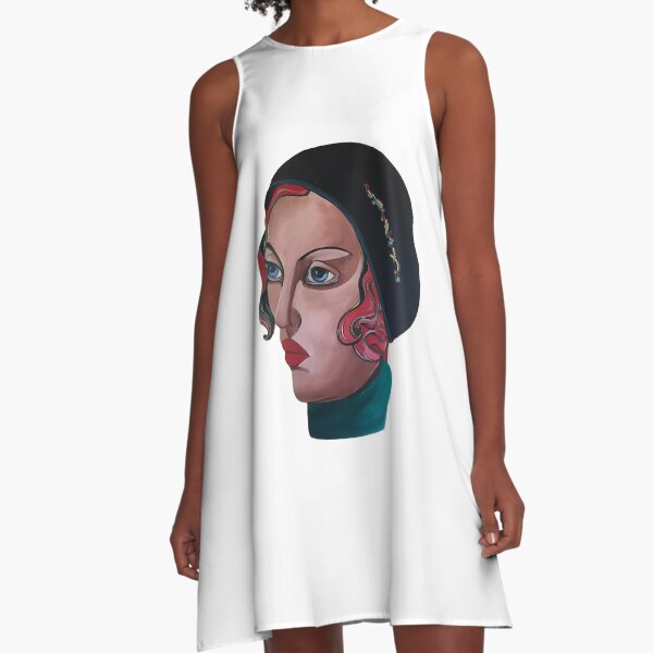 Art Deco Gloria A-Line Dress