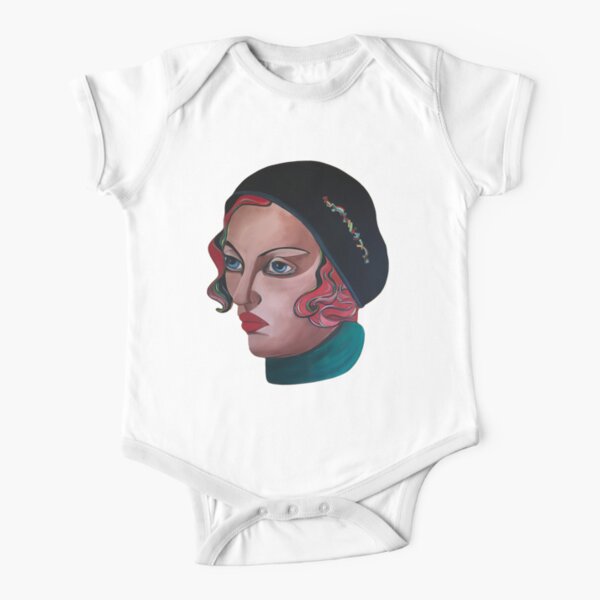 Art Deco Gloria Short Sleeve Baby One-Piece