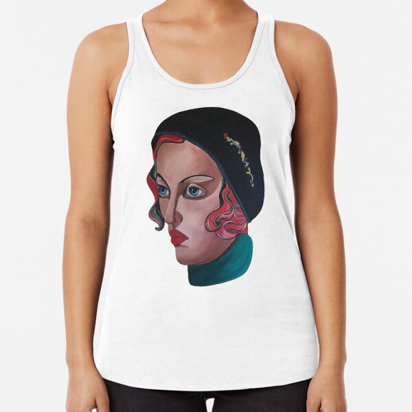 Art Deco Gloria Racerback Tank Top