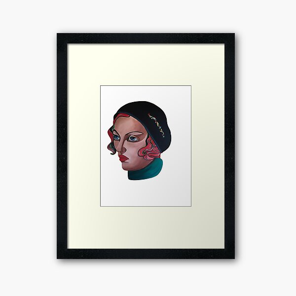 Art Deco Gloria Framed Art Print