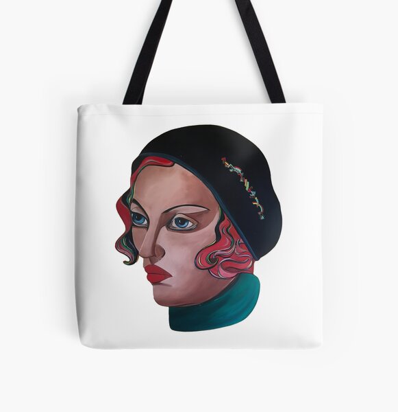 Art Deco Gloria All Over Print Tote Bag