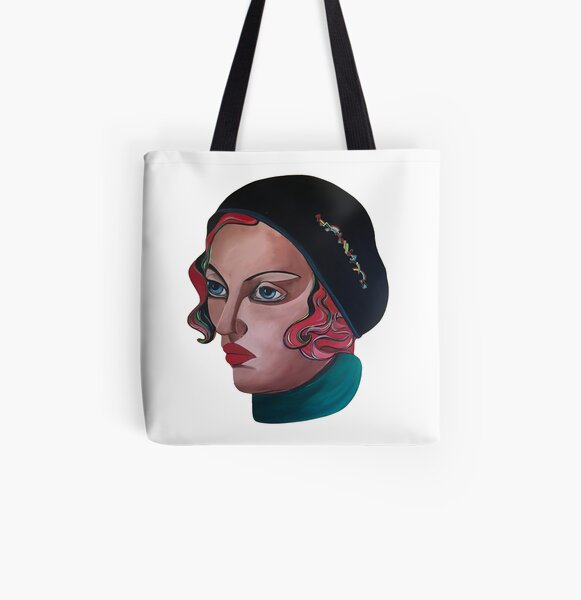 Art Deco Gloria All Over Print Tote Bag